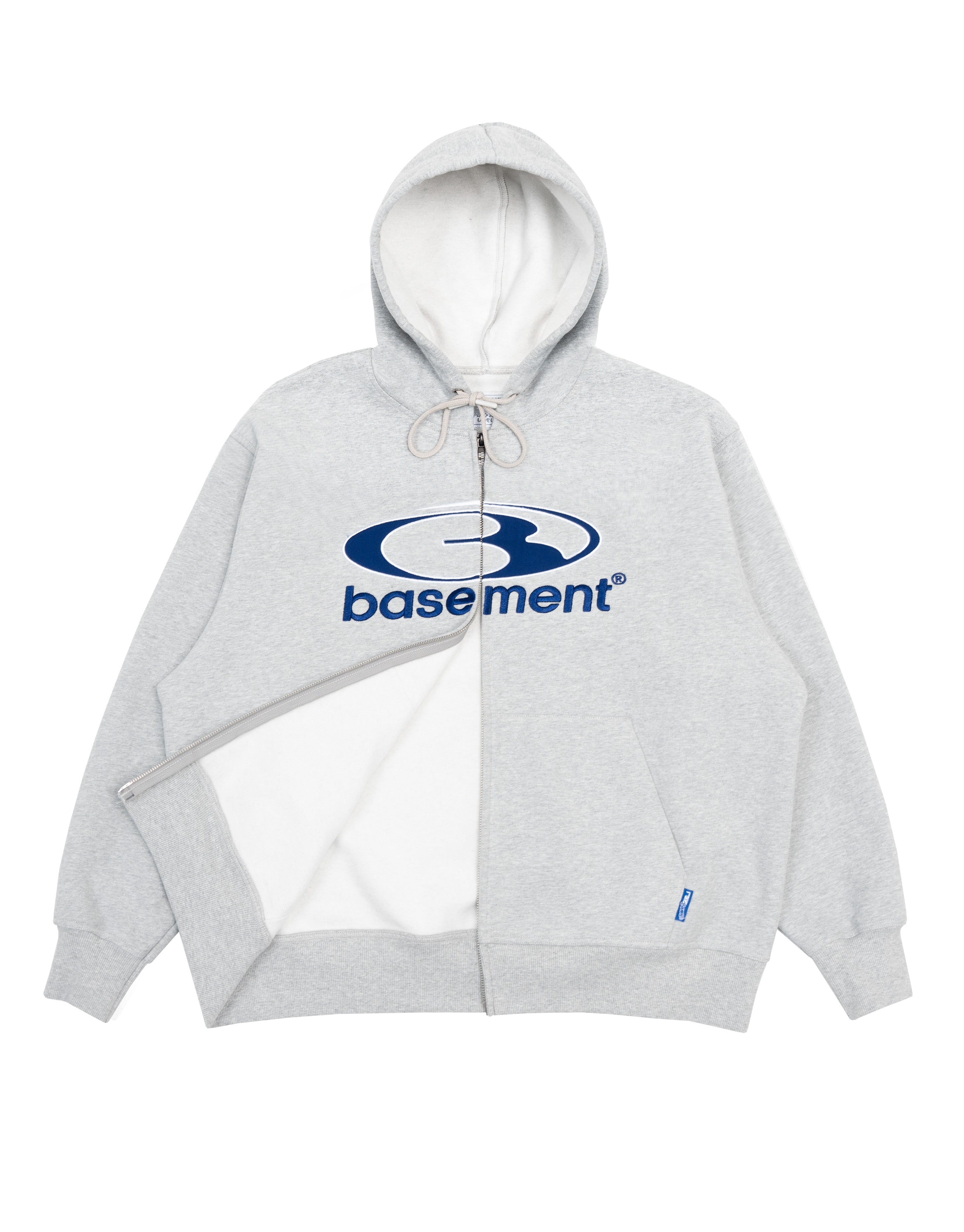 DOUBLE-ZIP HOODIE (GREY) Image