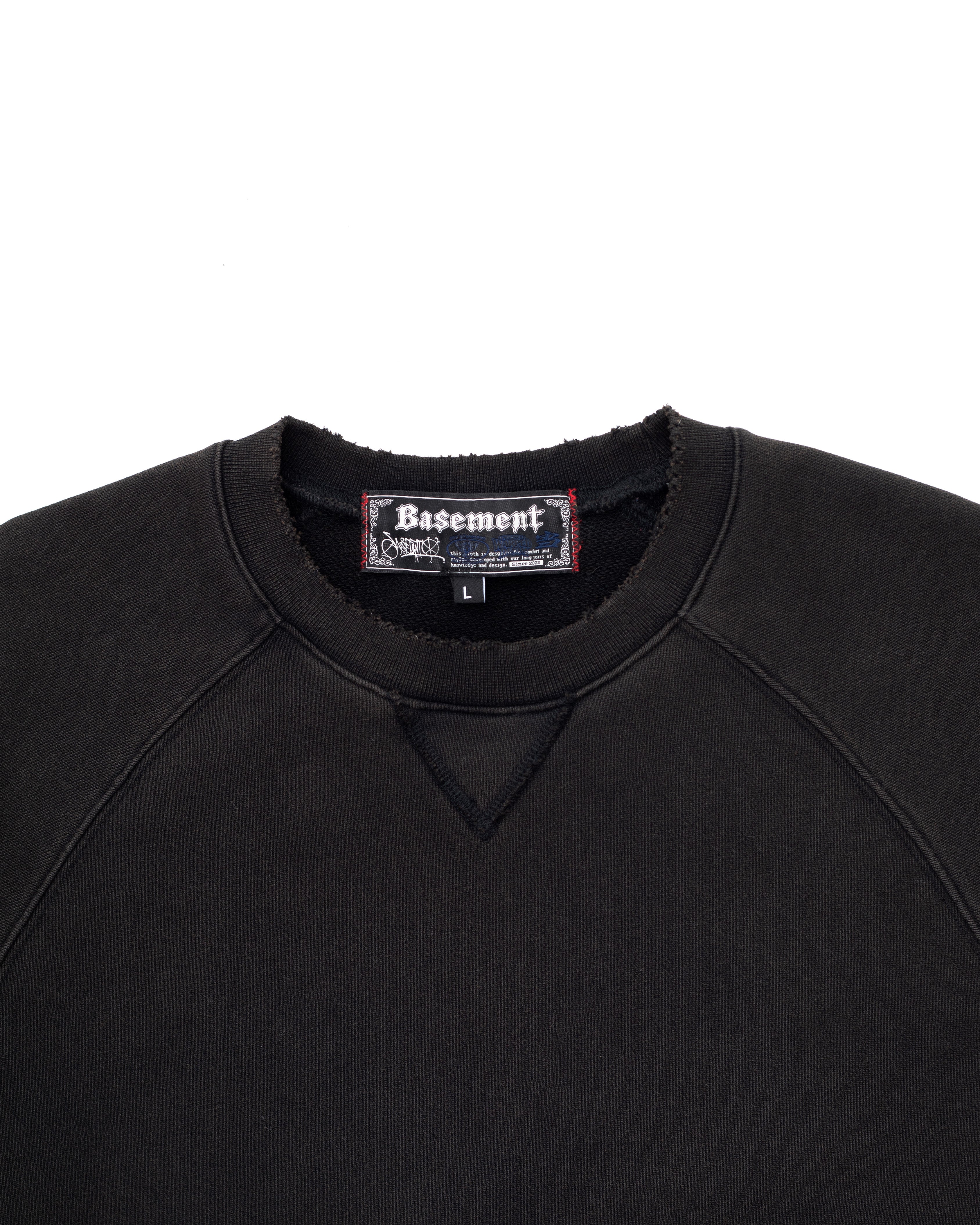 VINTAGE RAGLAN CREWNECK – BASEMENTLOSANGELES