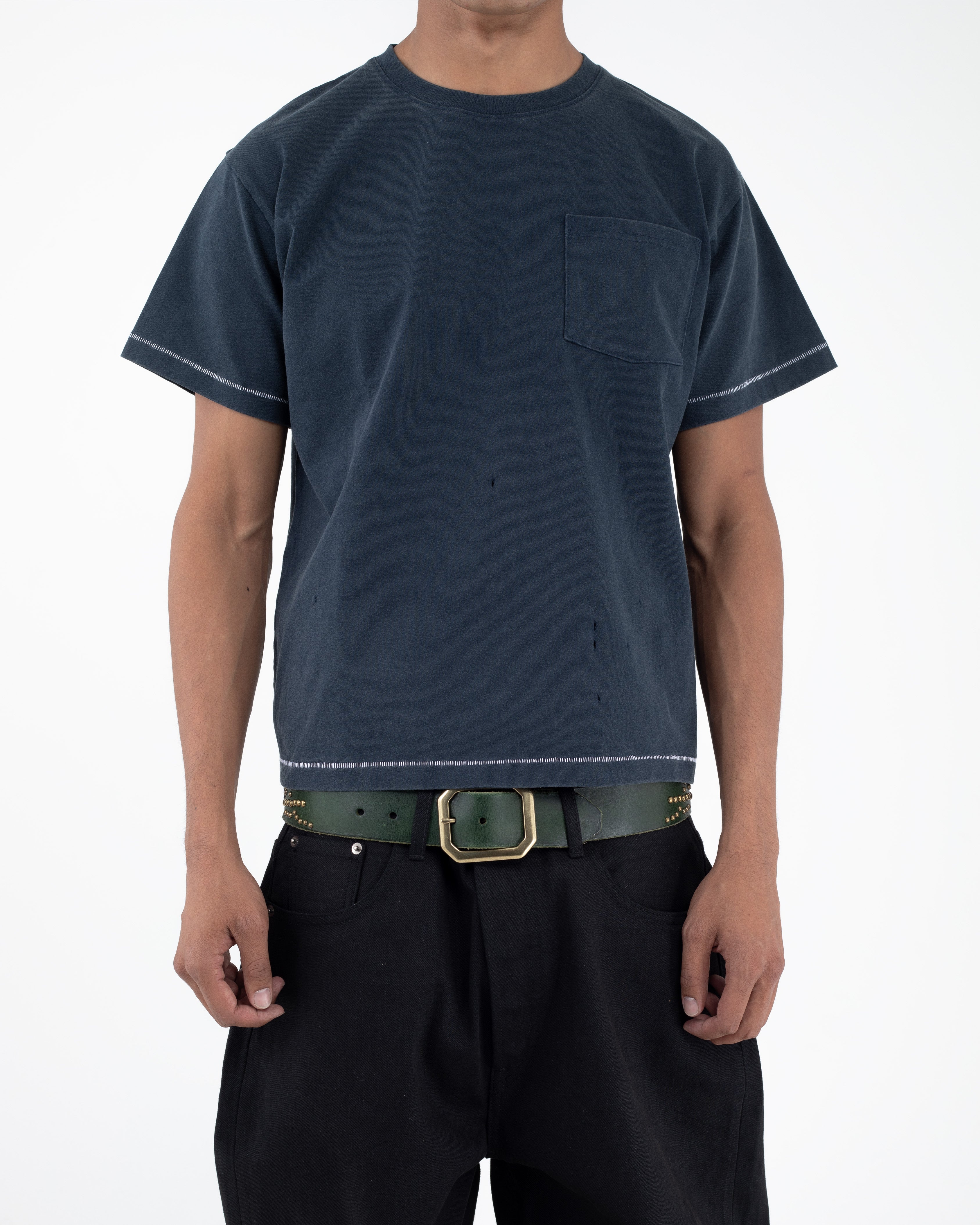 VINTAGE POCKET TEE (RED) Image 2