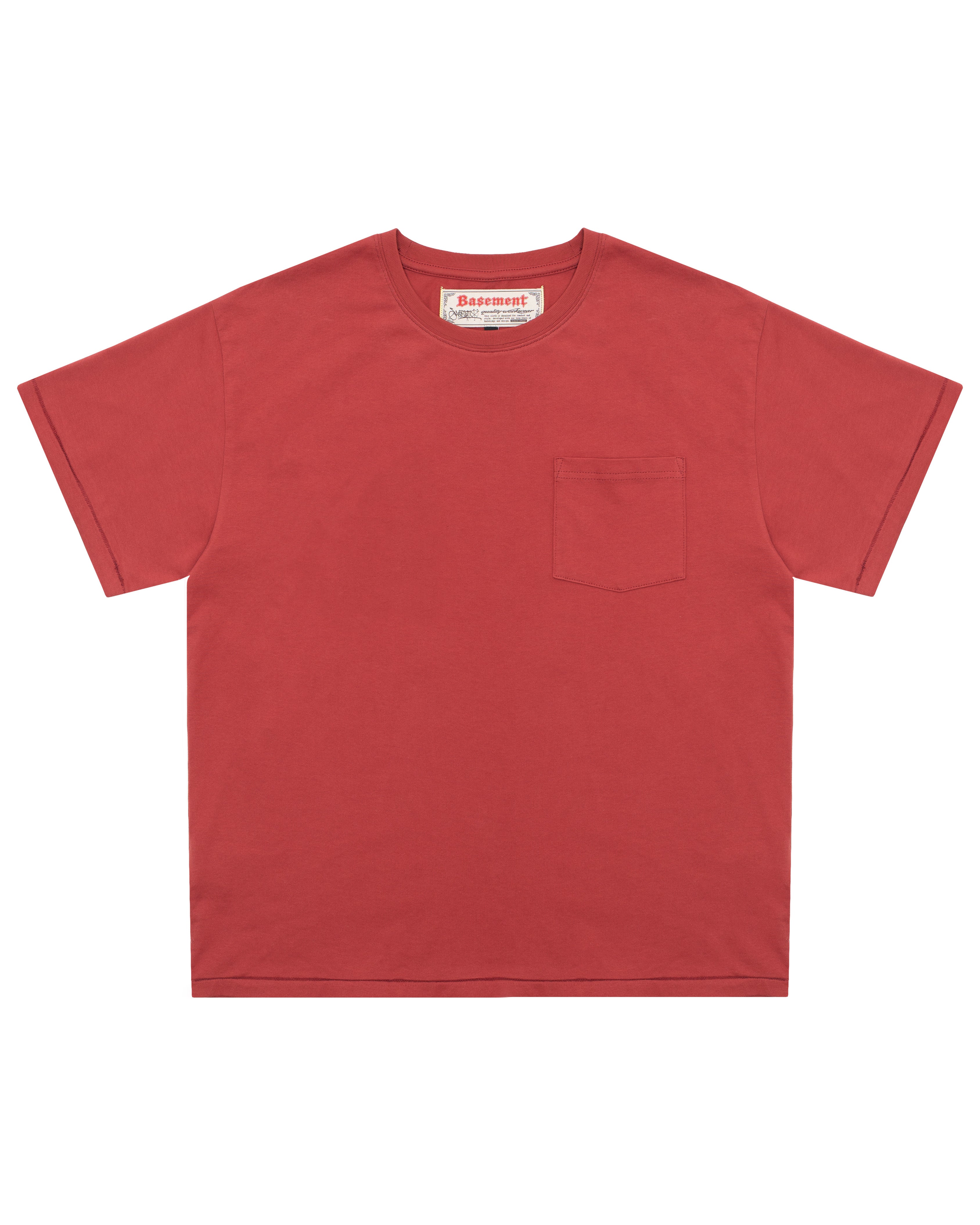 VINTAGE POCKET TEE (RED) Image