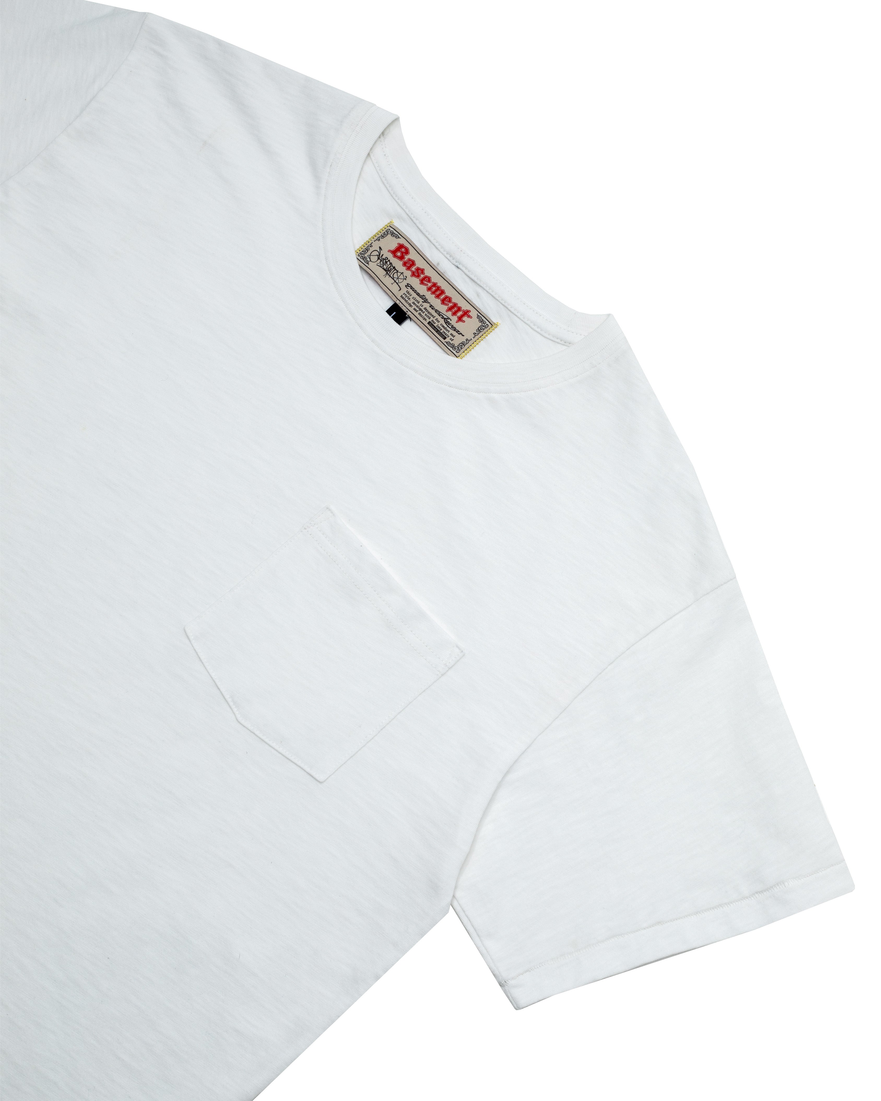 VINTAGE POCKET TEE (WHITE) Image 2